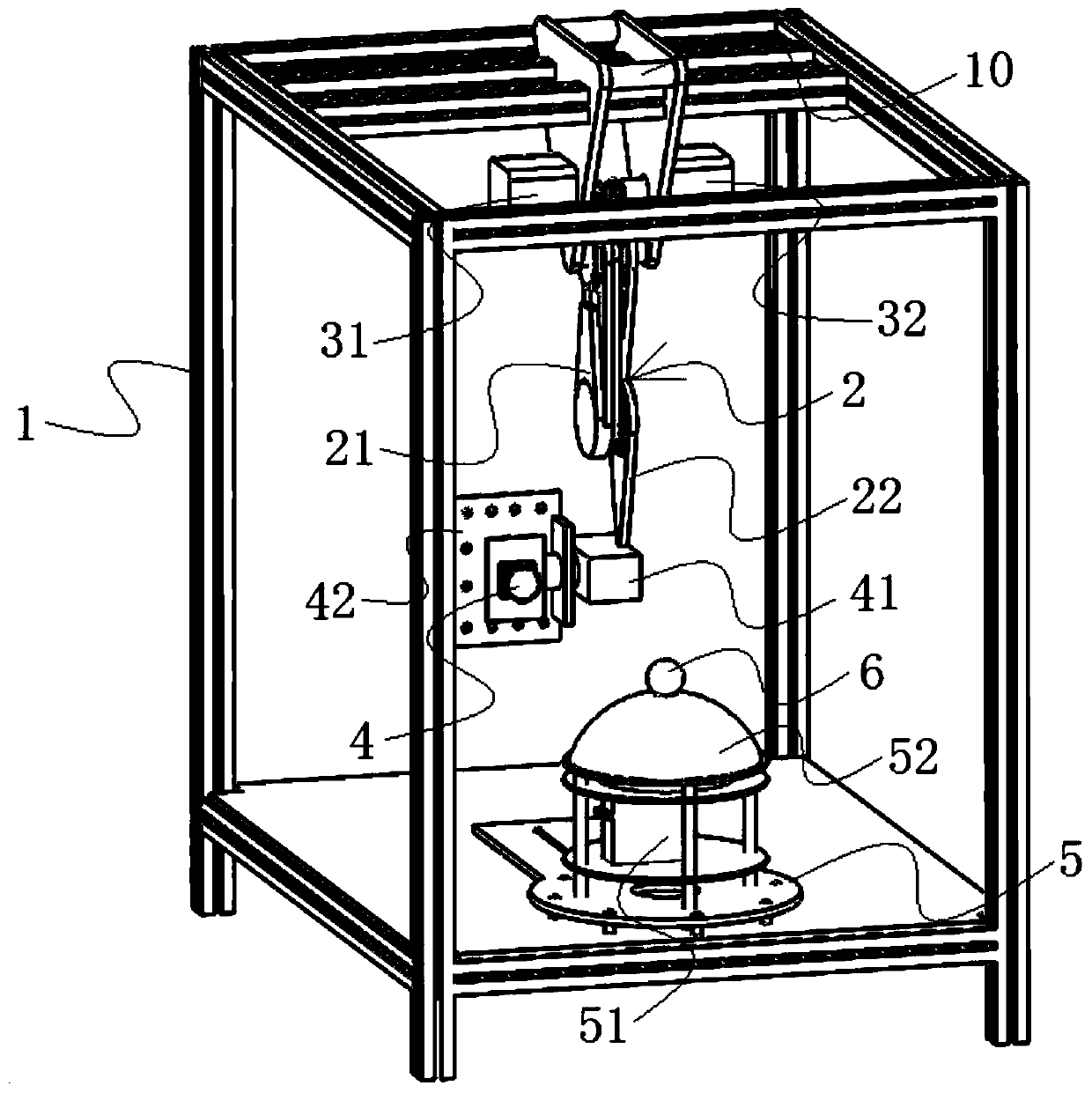 Fruit posture image acquisition device