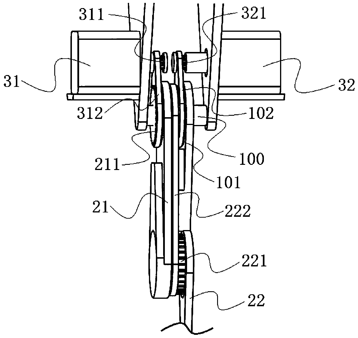 Fruit posture image acquisition device