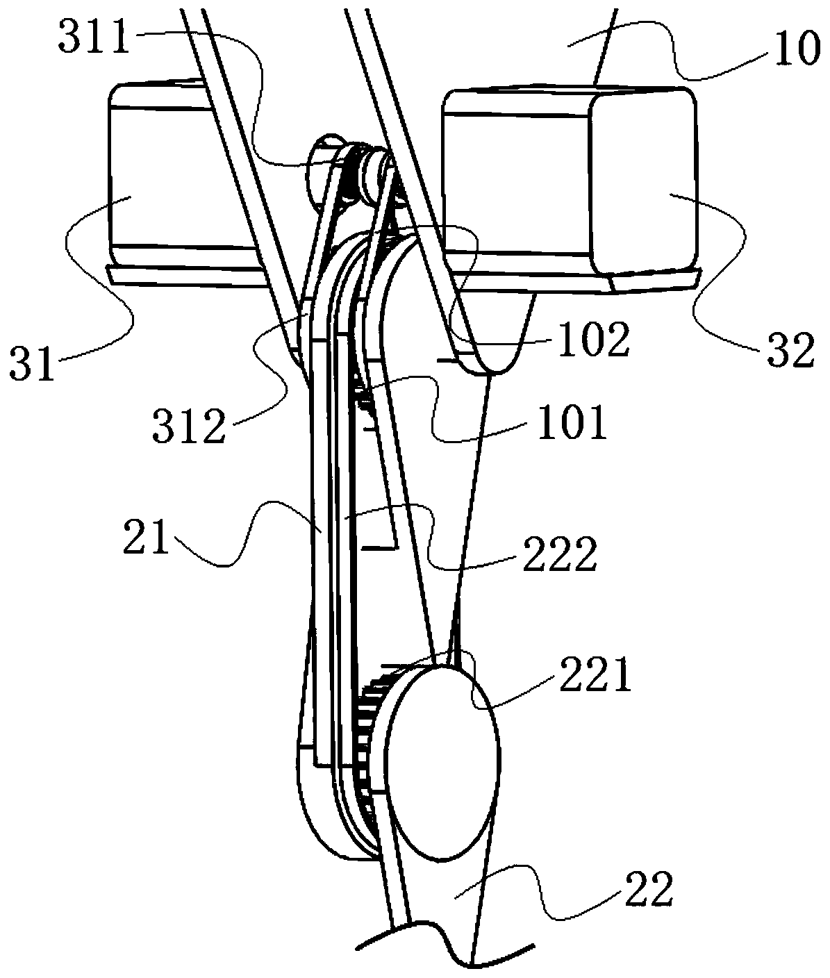 Fruit posture image acquisition device