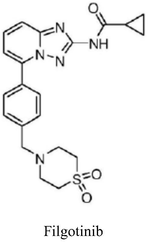 A kind of synthetic method of jak1 inhibitor filgotinib