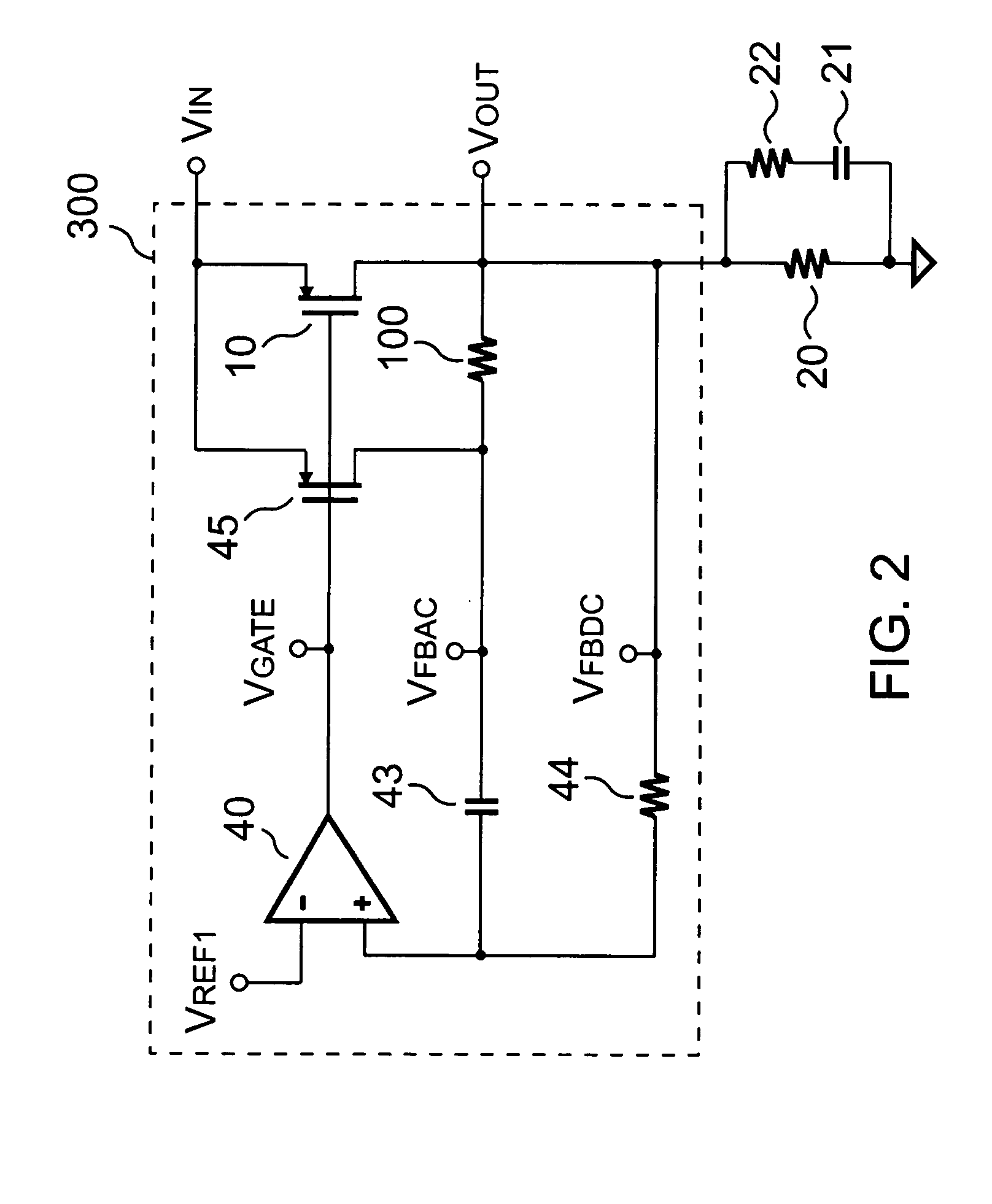 Low drop-out voltage regulator and an adaptive frequency compensation method for the same