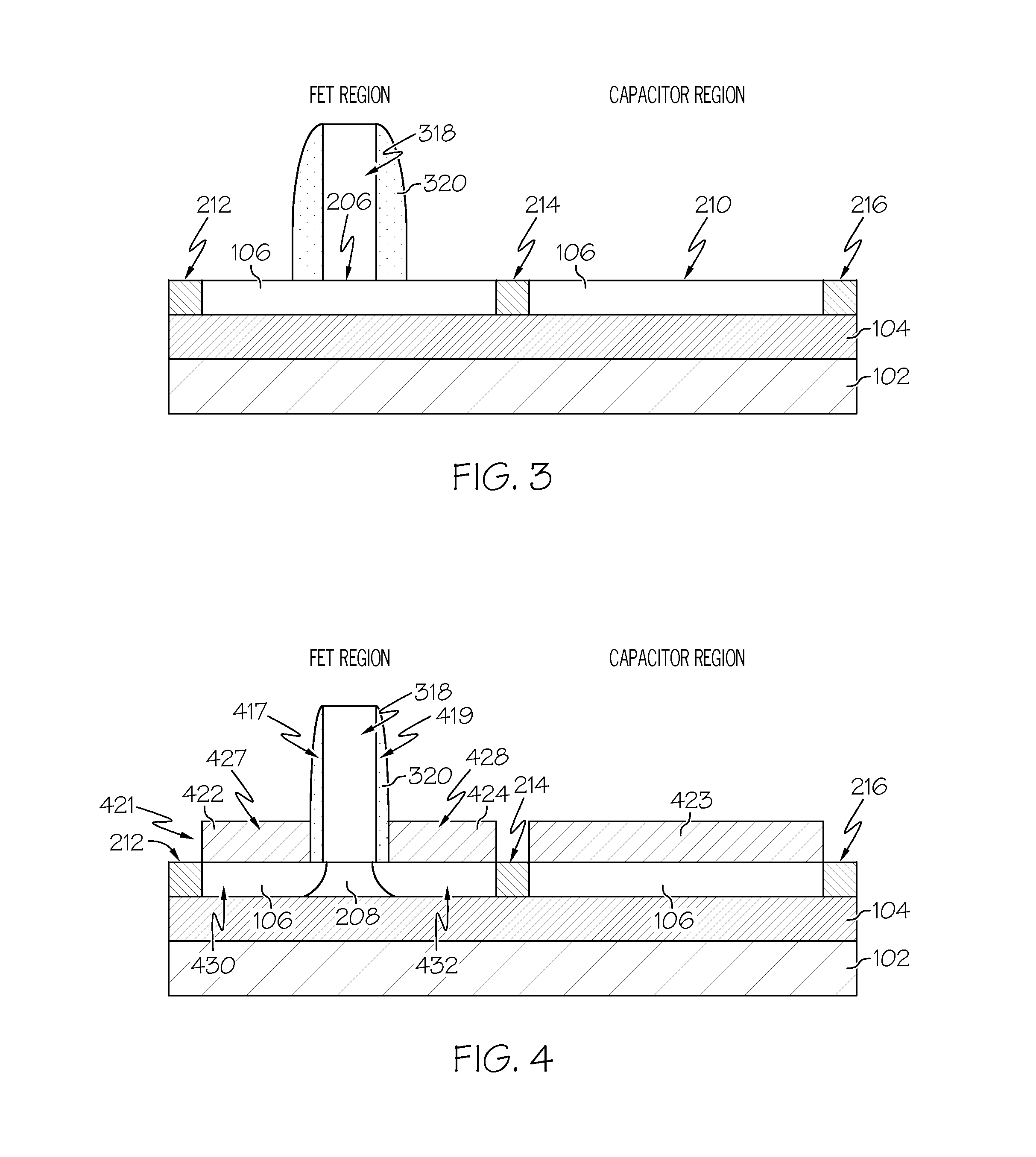 Integrated circuit with a thin body field effect transistor and capacitor