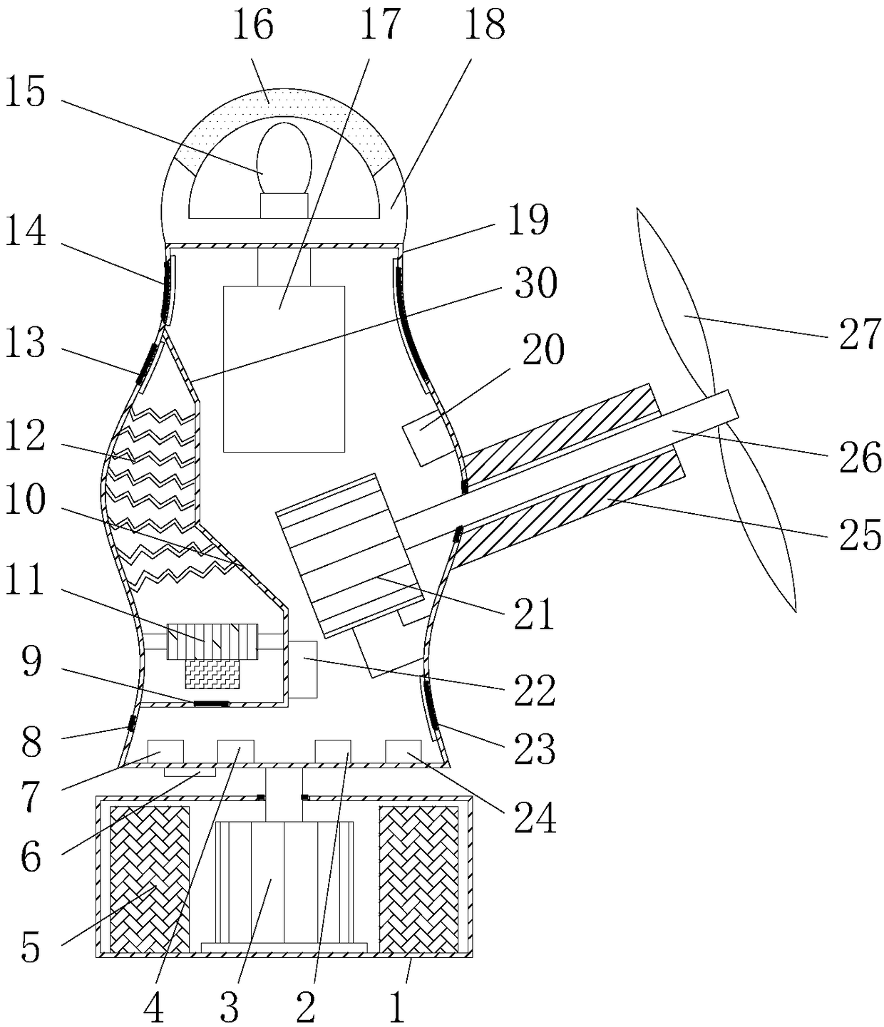 An audio device similar to a robot