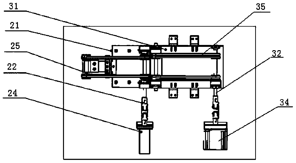 Transmission mechanism of sheet inserting machine