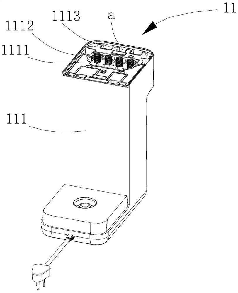 Drainage structure and drinking equipment