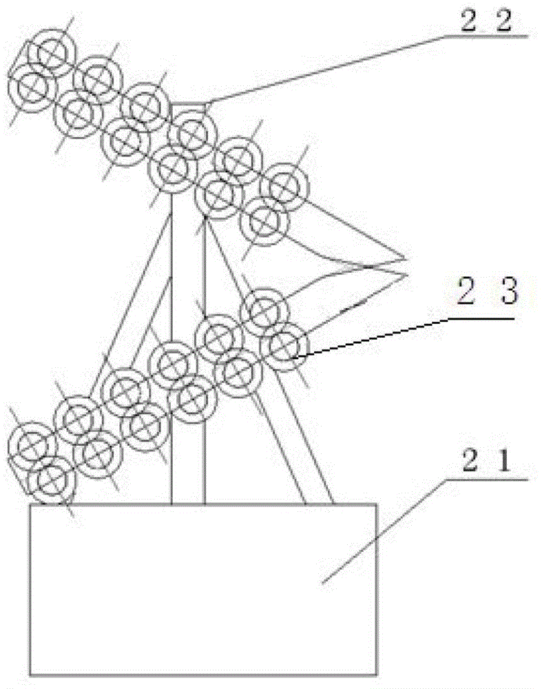 Corrugated steel plate coating device and coating method thereof