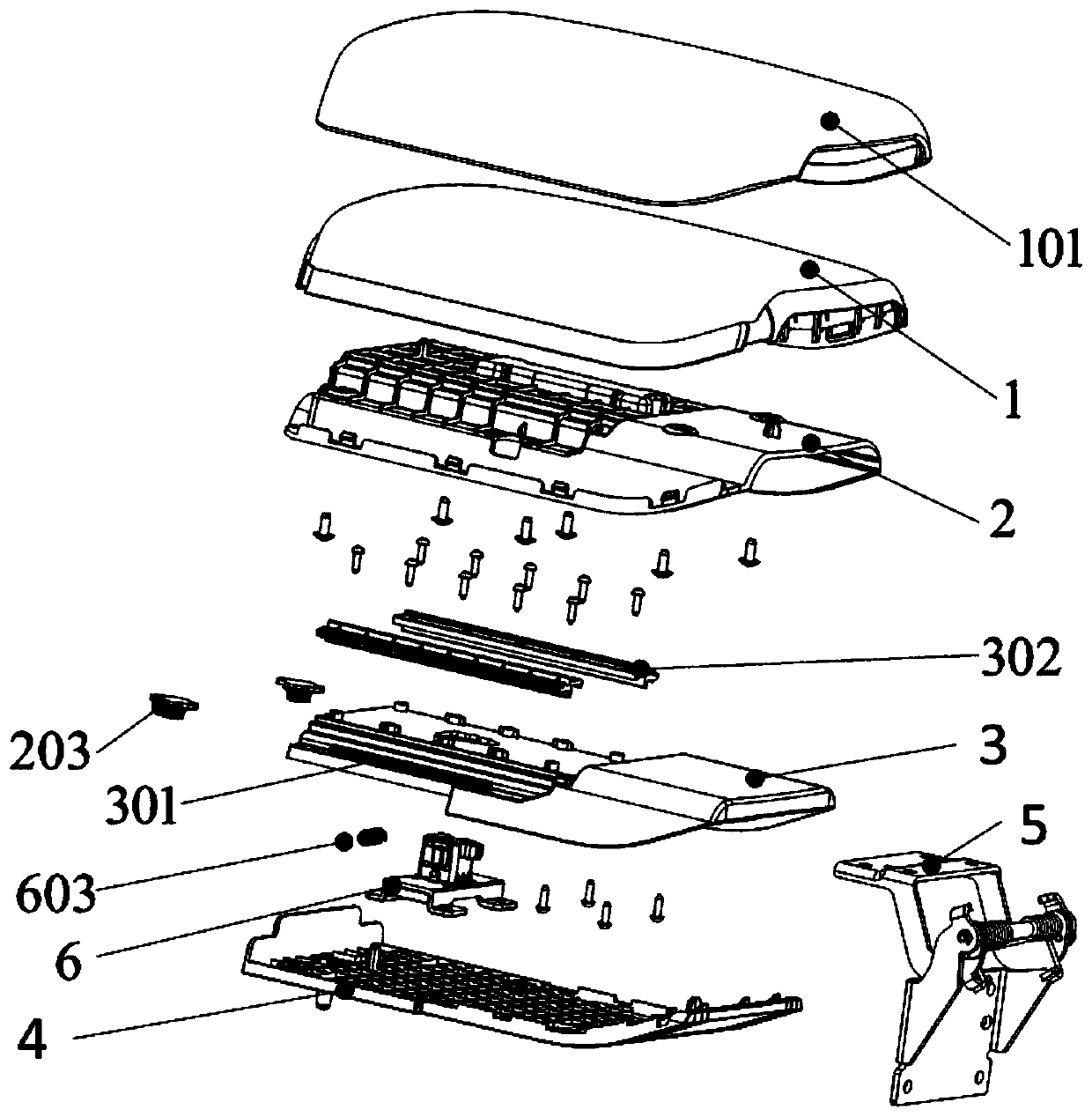 Sliding stop structure