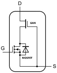 Gallium nitride power tube driving circuit with overcurrent protection function