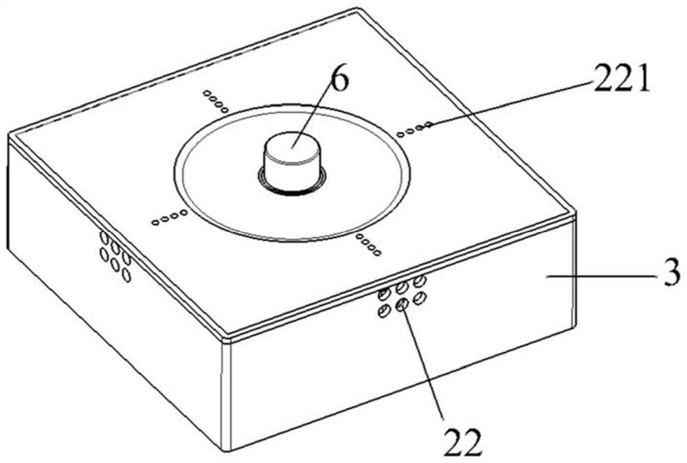 An electric kettle hot water cooling system