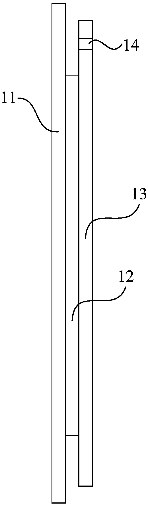 Protective film structure and protective film attaching method