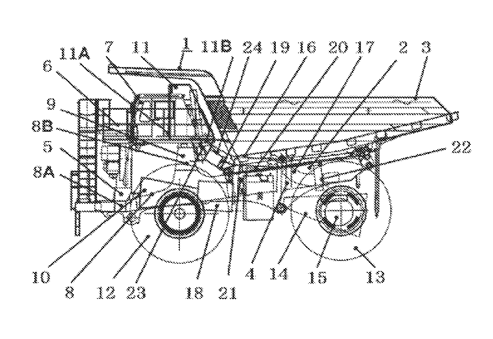 Transport Vehicle, and Transport Vehicle Air Cleaner