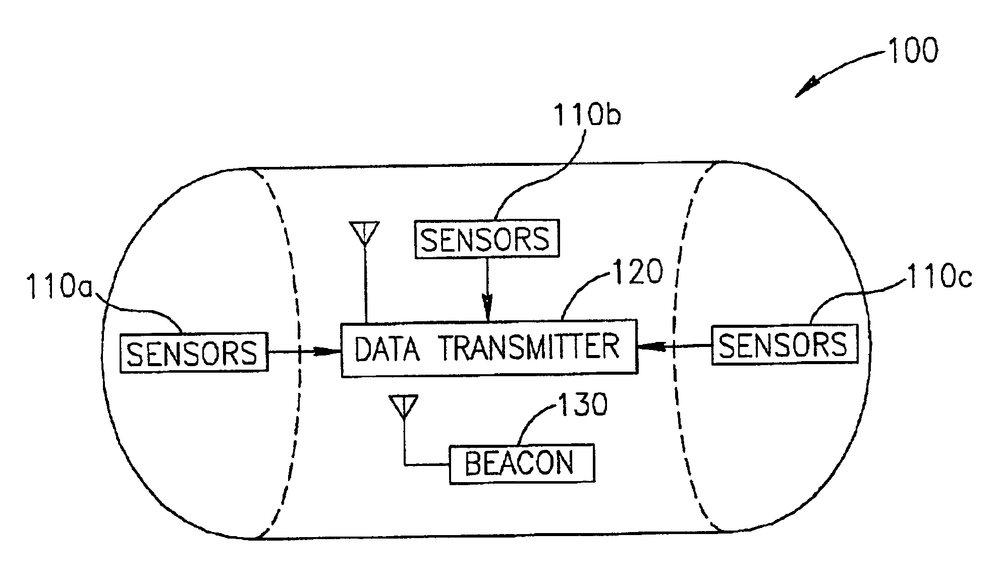 Array system and method for locating an in vivo signal source
