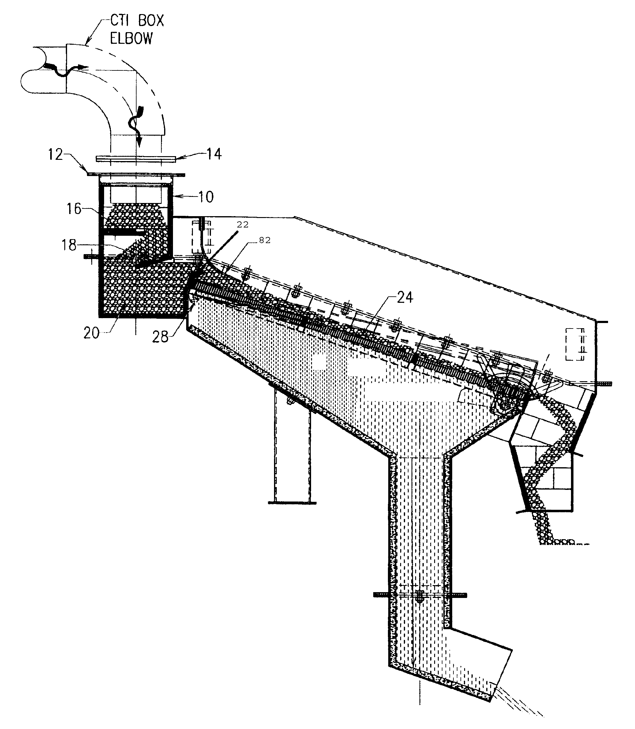 Adjustable coal screening apparatus