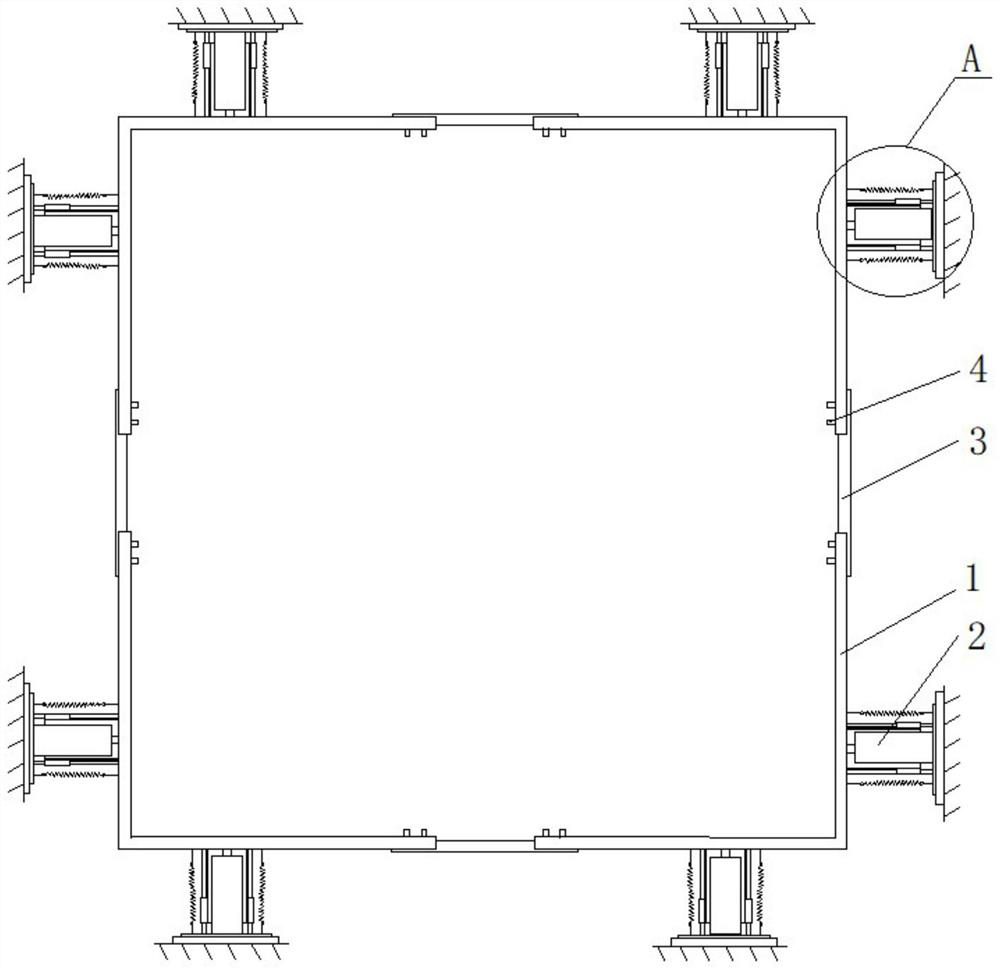 Auxiliary installation tool for power transmission line prefabricated foundation