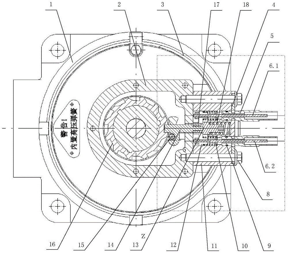 A relief device for rail vehicle foundation brake parking cylinder