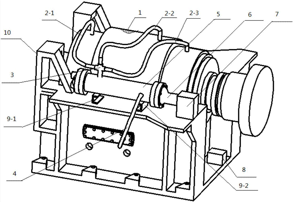 Speed-adjustable cooling device for lubricating oil of agricultural water pump