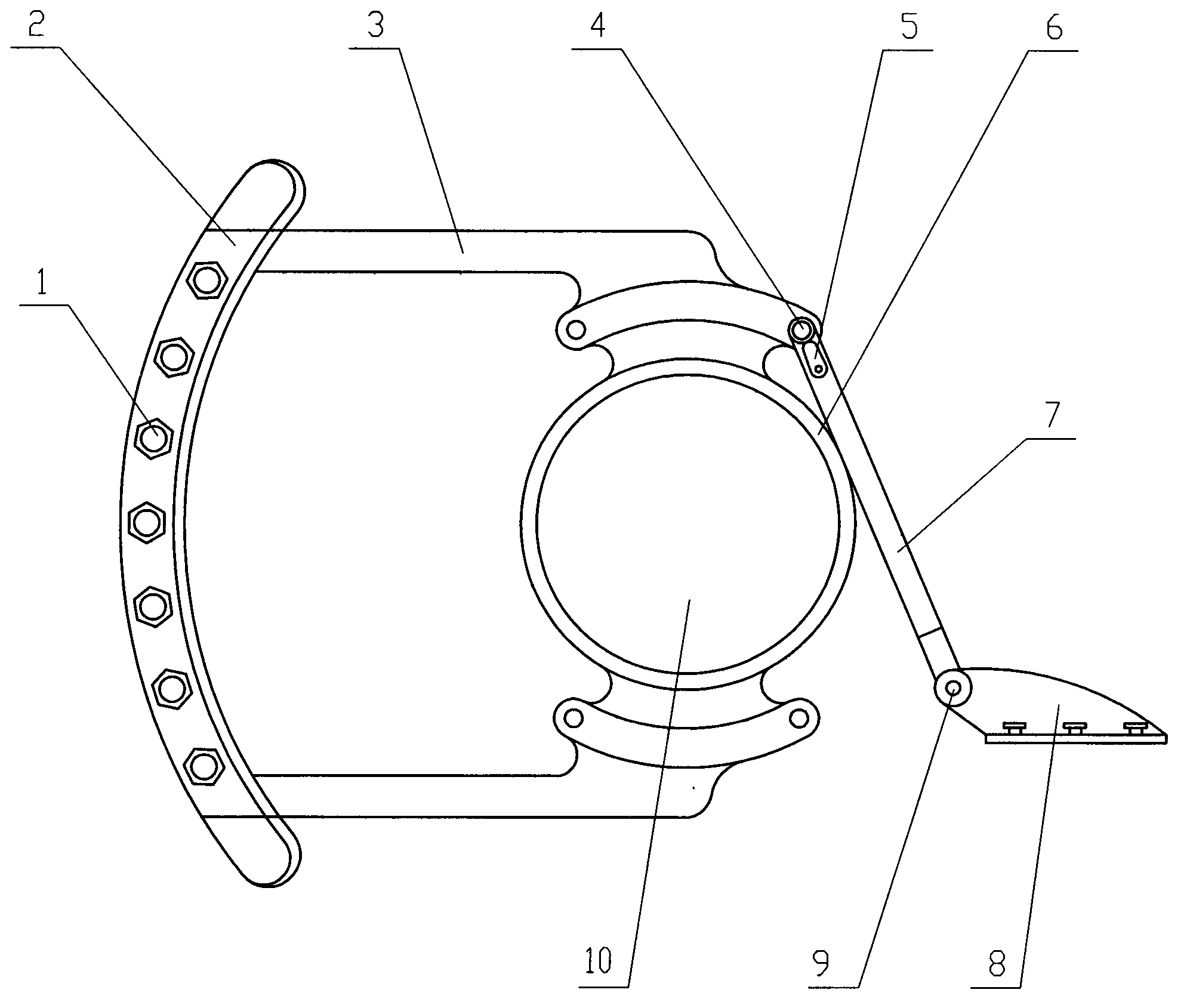 Spill plate of coal mining machine