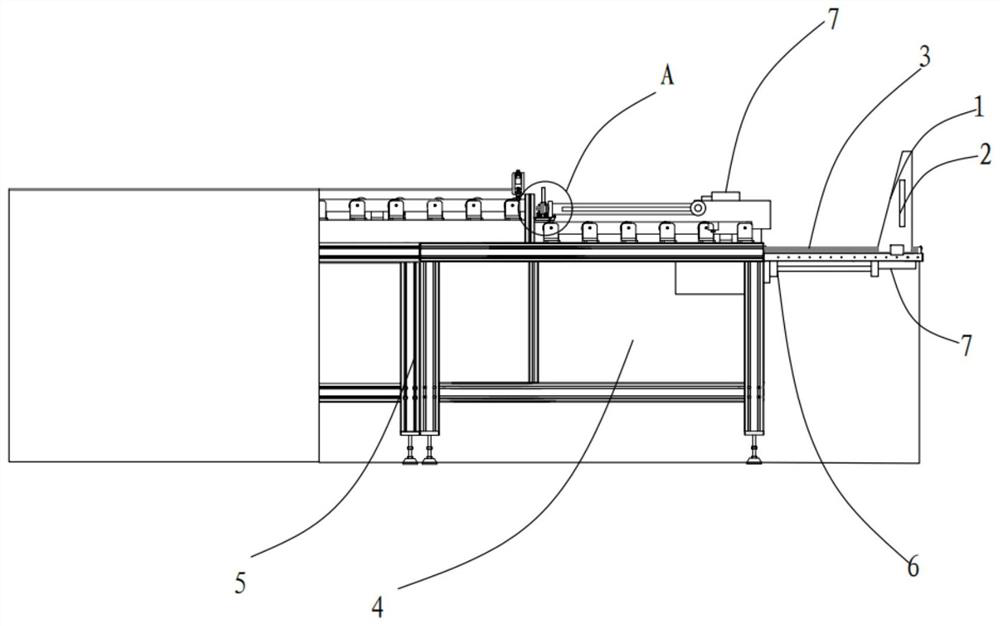 PCB printing feeding machine table