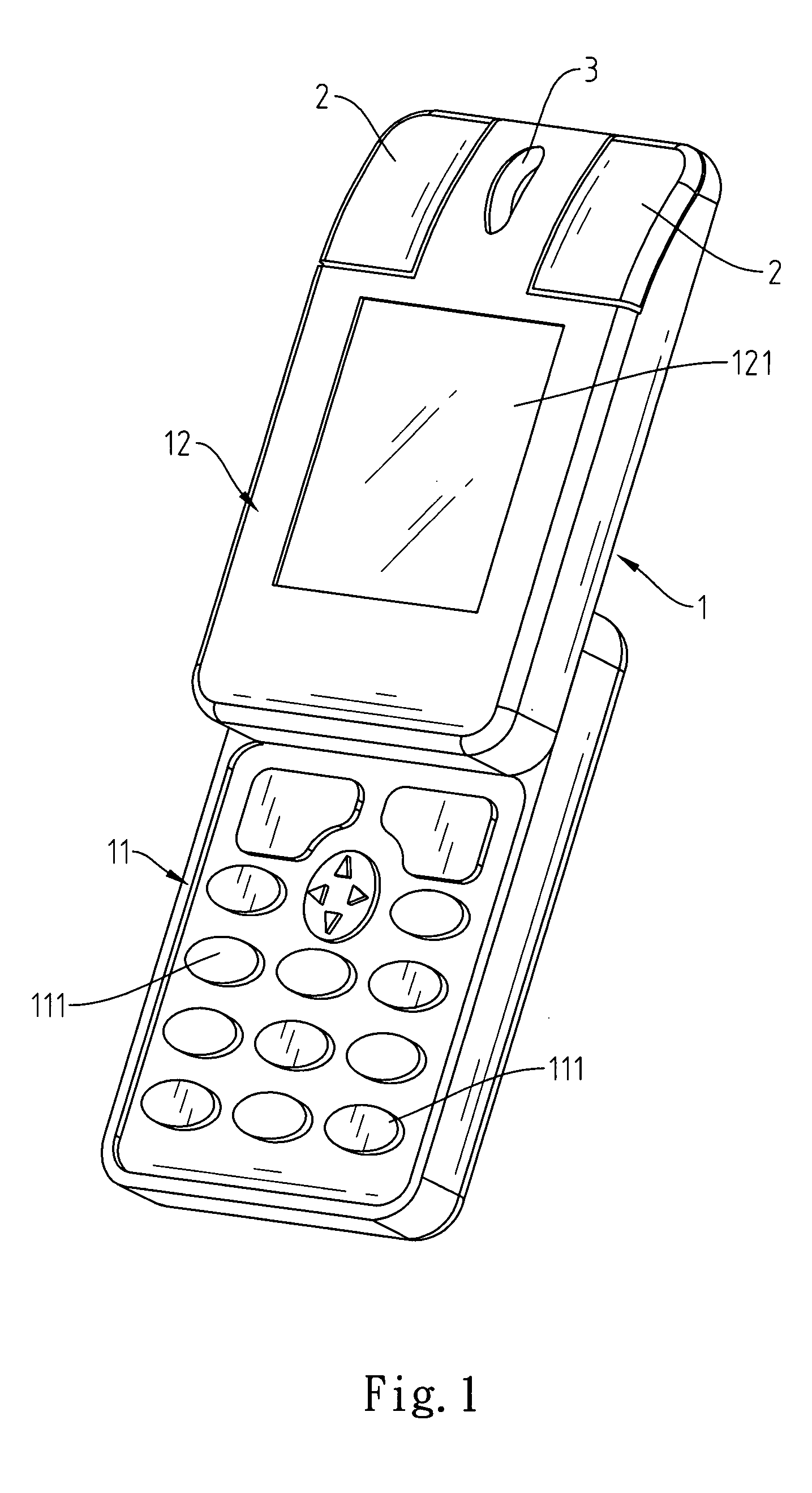 Mouse-type mobile phone