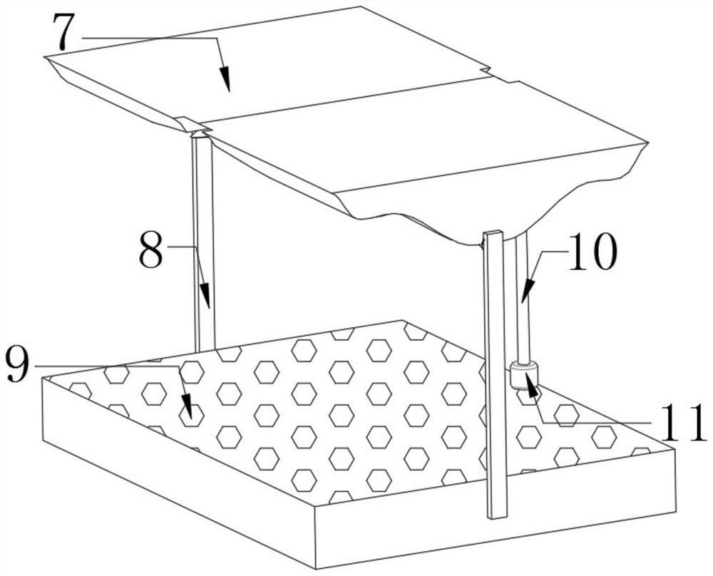 Fruit and vegetable transportation fresh-keeping device