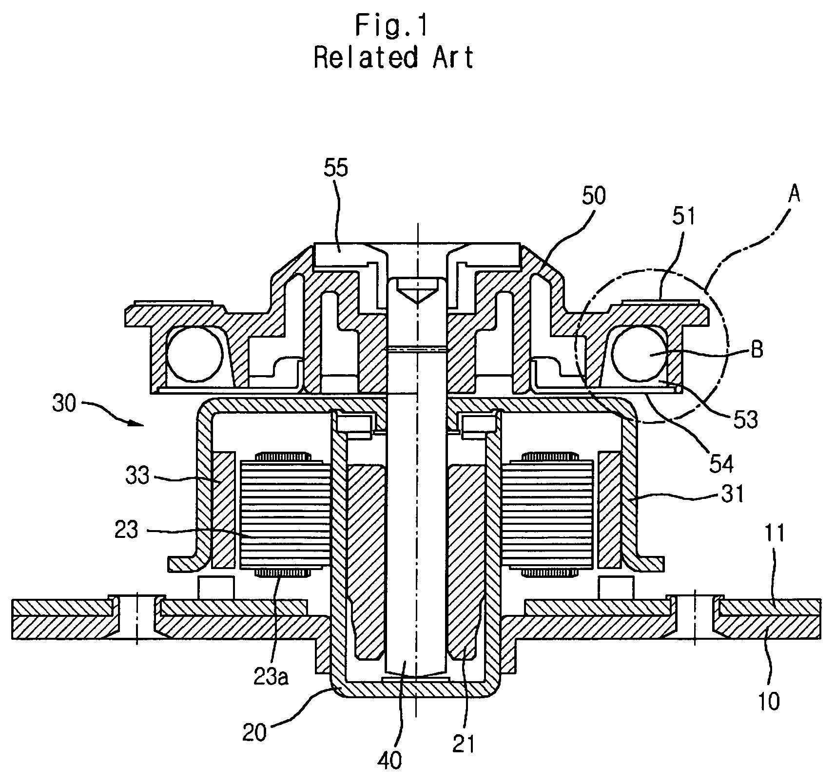 Spindle motor including a ball cover having decelerating portion