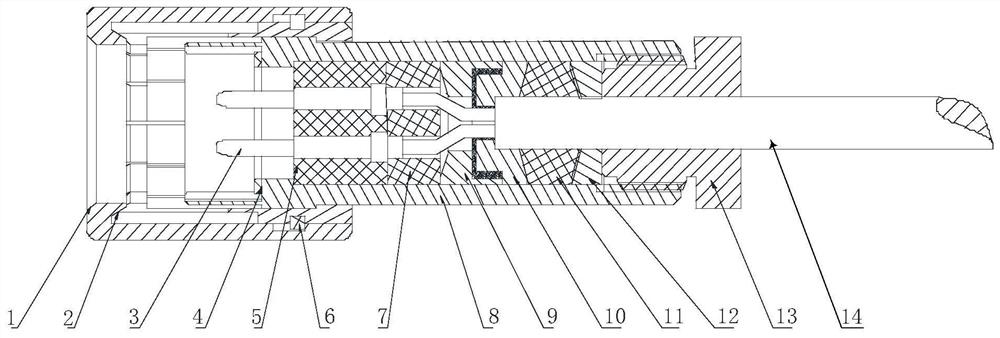 Shielded twisted-pair conductor connector