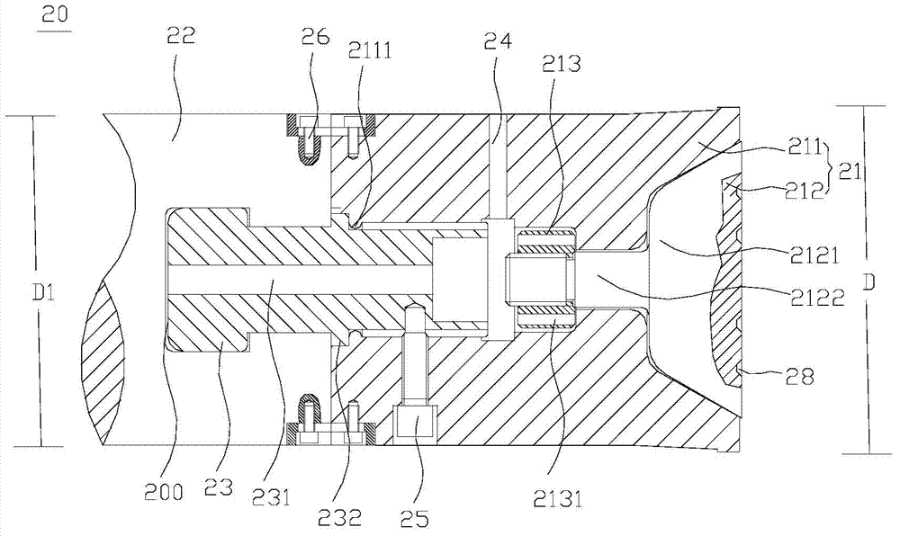 Extrusion device and extruding machine with same