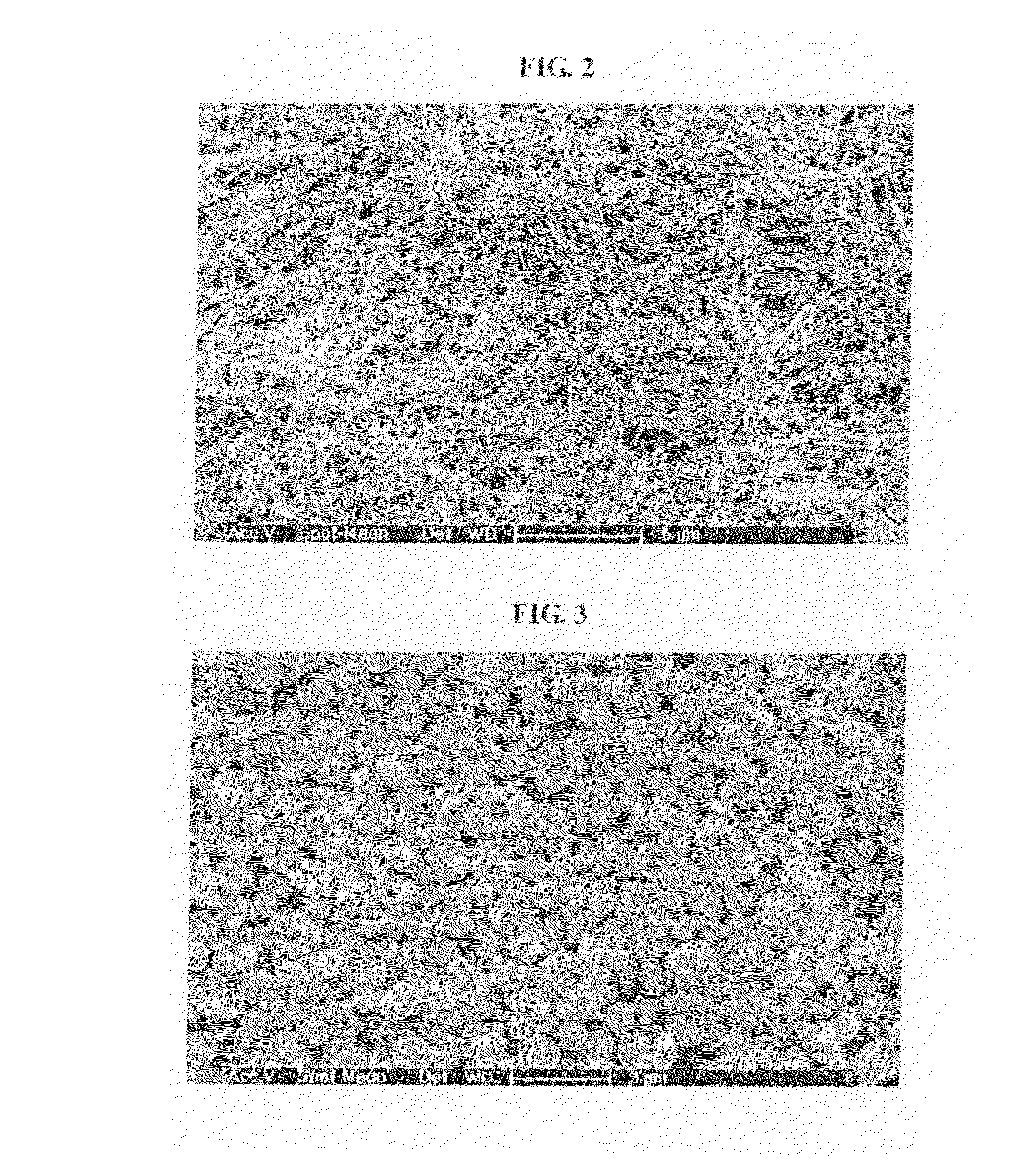Particulate nanoparticles and nanowires of silver and method for large scale producing the same
