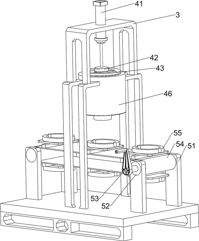 Subpackaging device for rare earth inspection