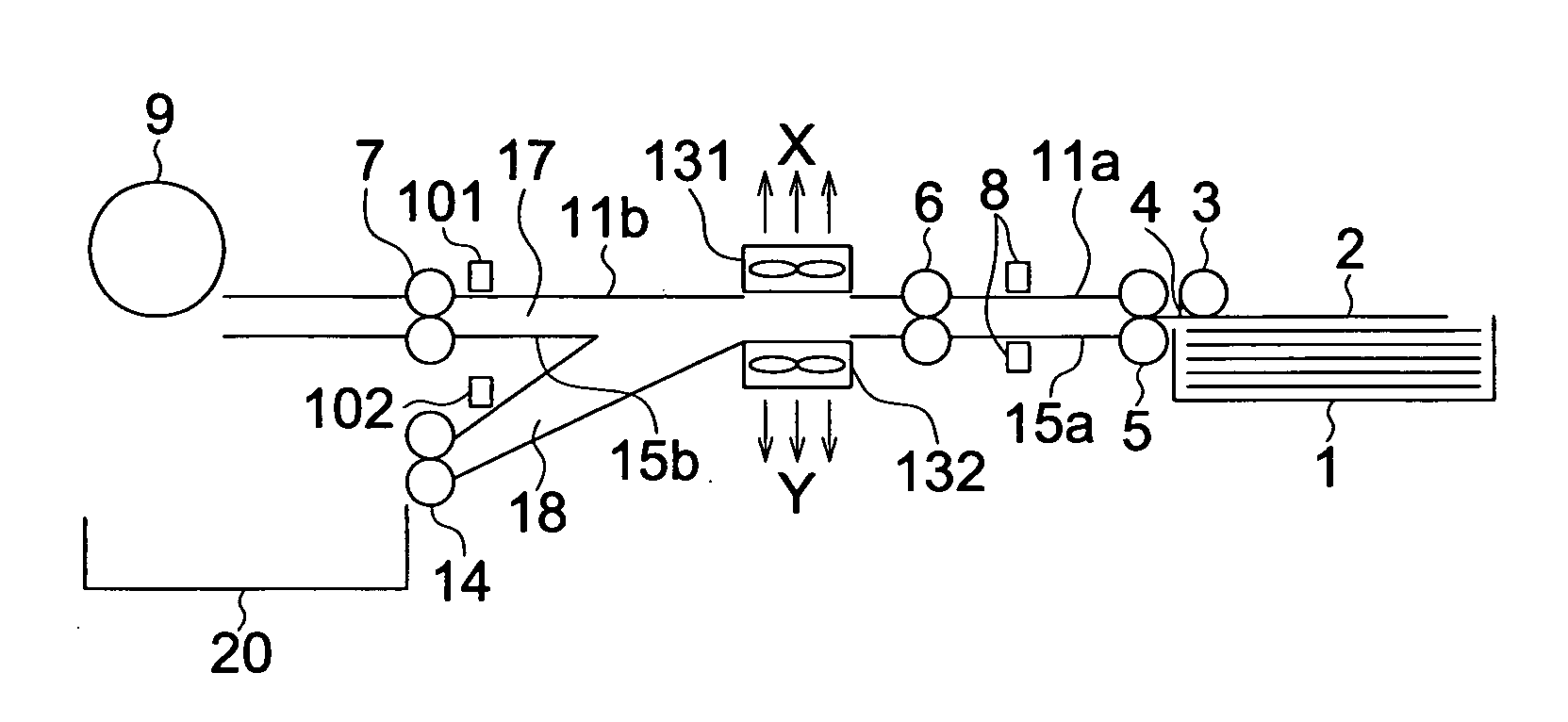 Paper sheet conveyance apparatus and image forming apparatus