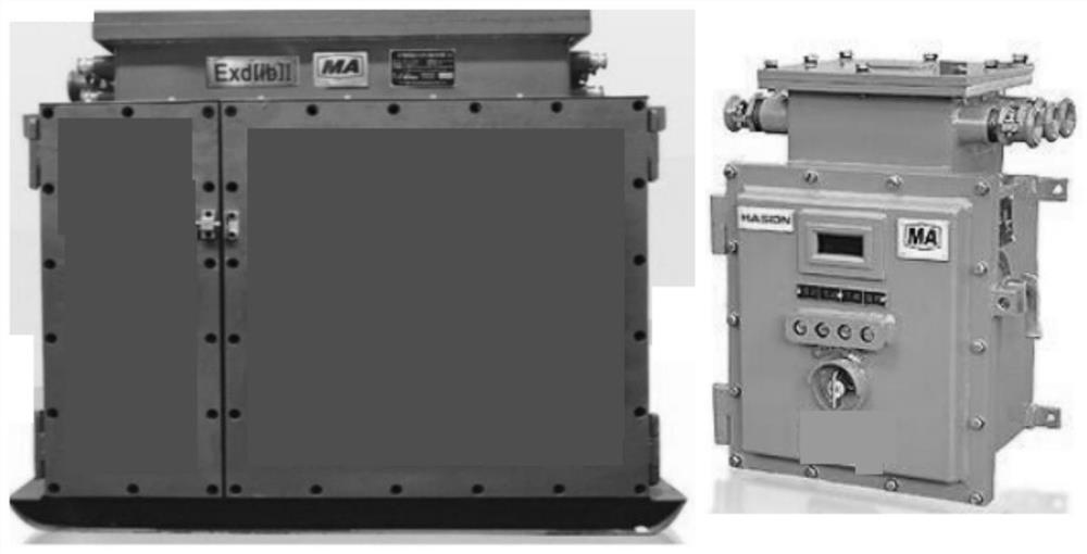 Method and device for power management of explosion-proof electrical equipment