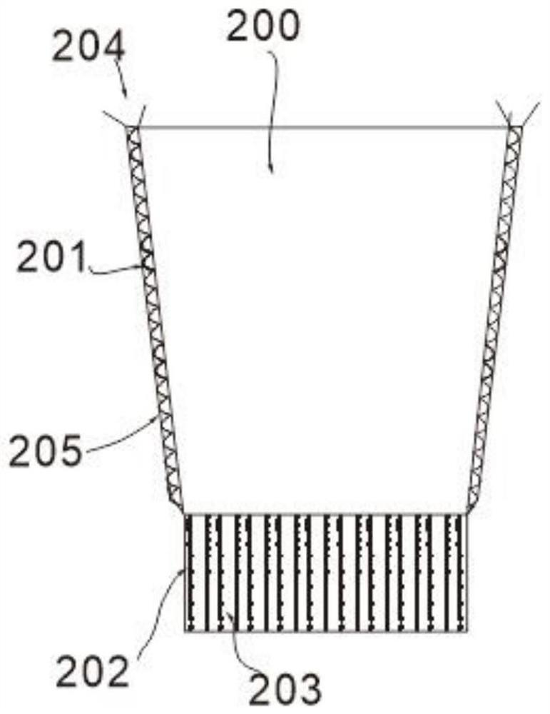 Culture bed for breeding kaffir lily by using degradable material and preparation method of culture bed