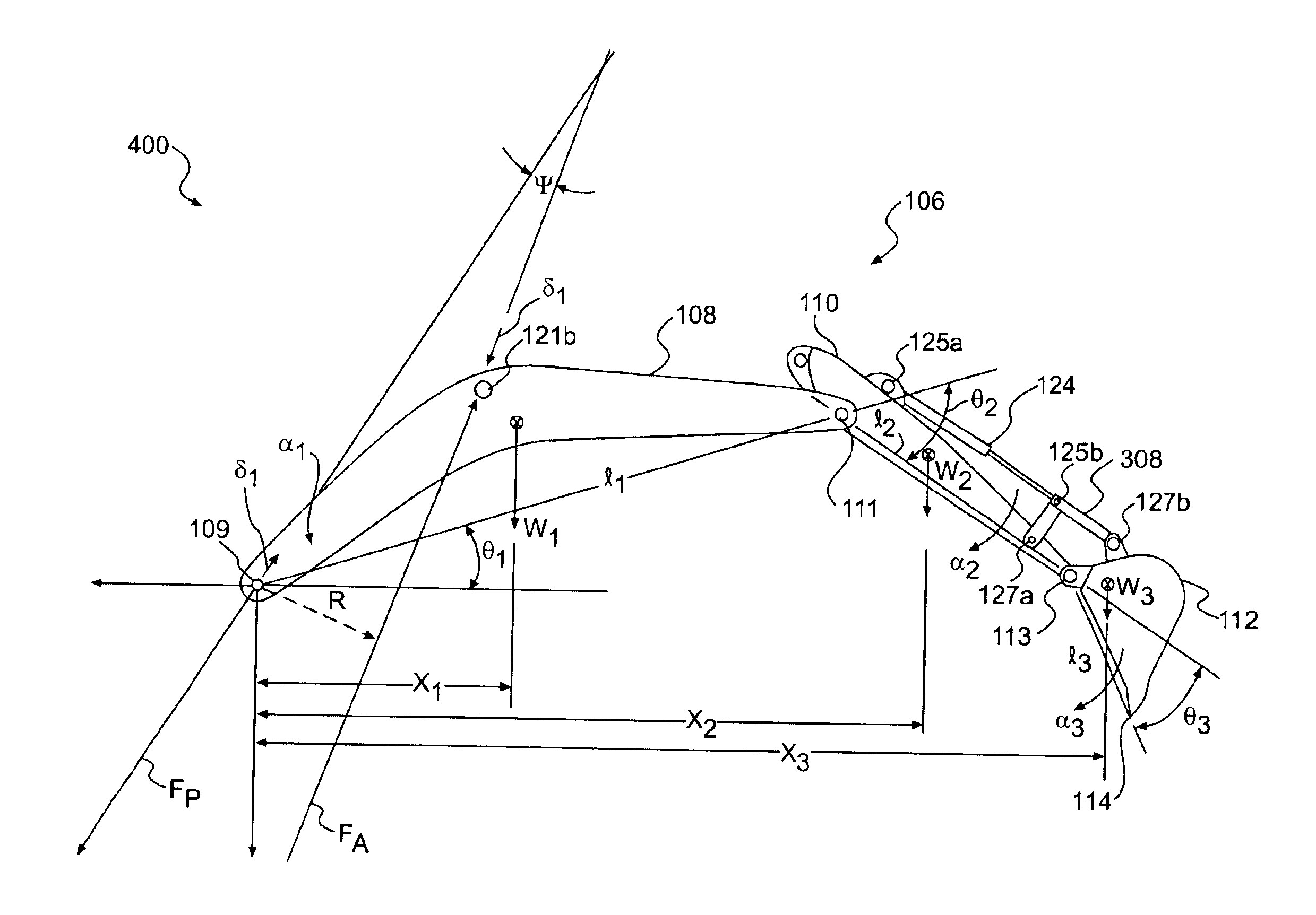 System for determining an implement arm position
