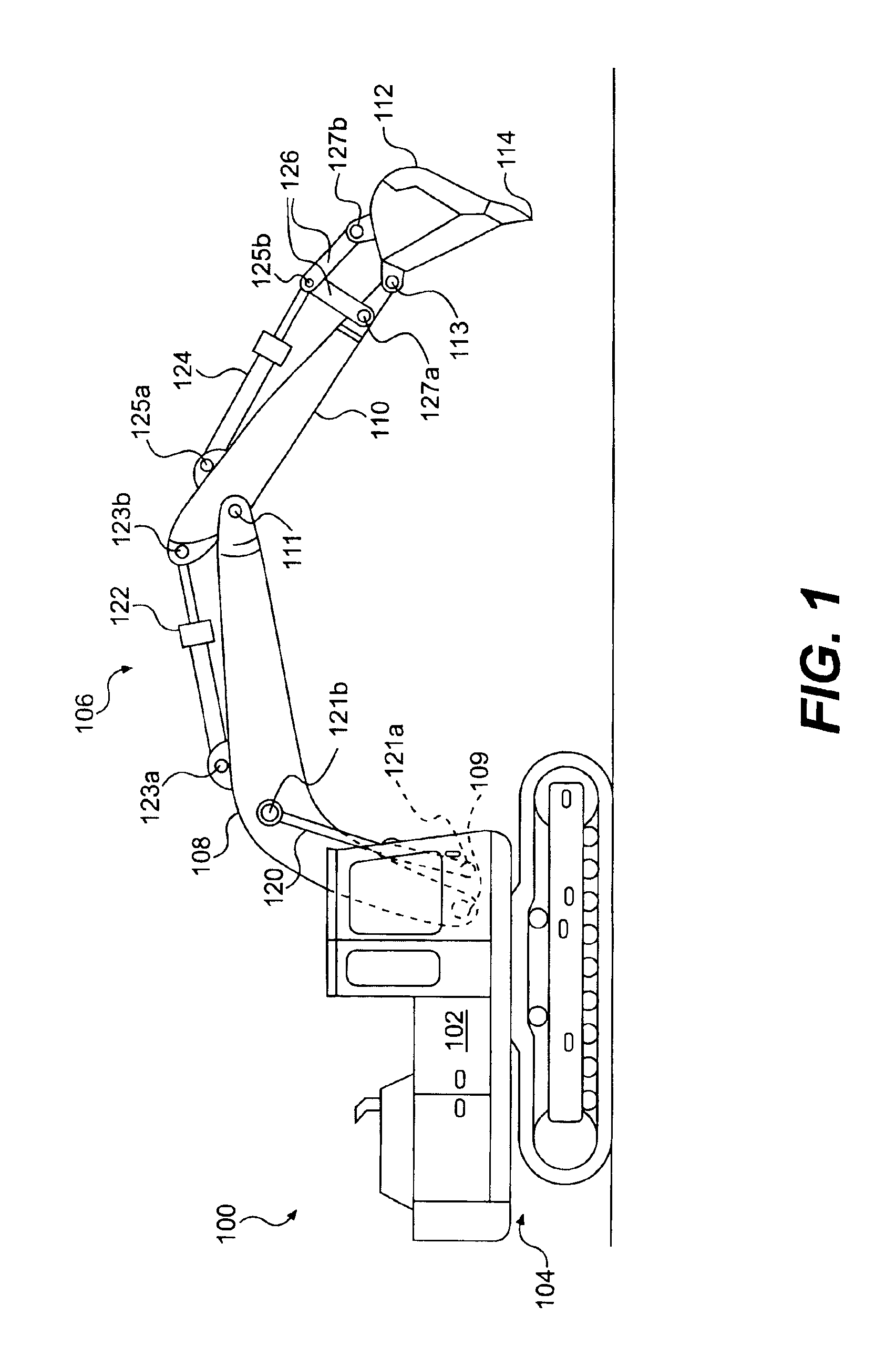 System for determining an implement arm position