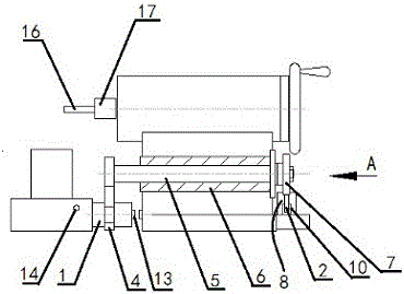 Automatic numerical control lathe tailstock control method