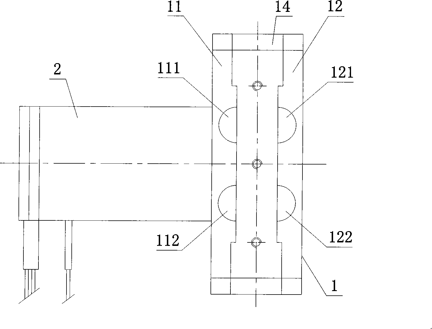 Gas compression method using end-face compression as well as end-face compression type electric drive gas source device