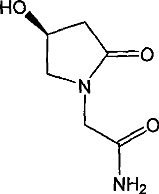 Preparation method for (S)-4-hydroxyl-2-oxo-1-pyrrolidine ethanamide