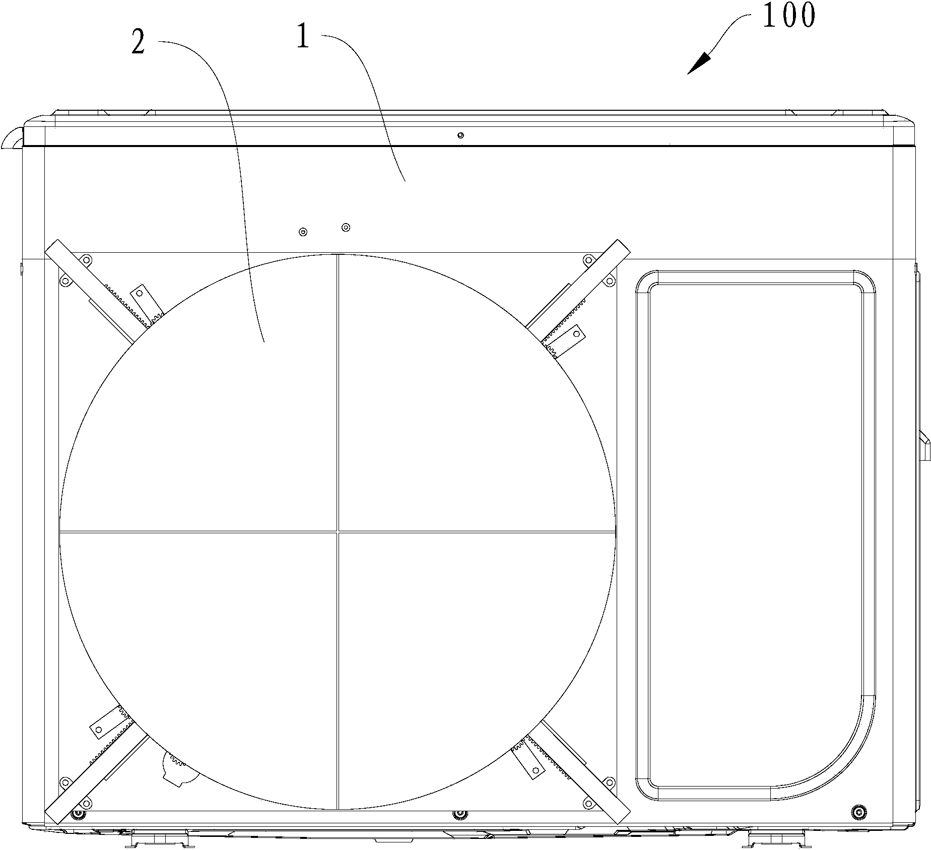 Outdoor unit of air conditioner and control method of same