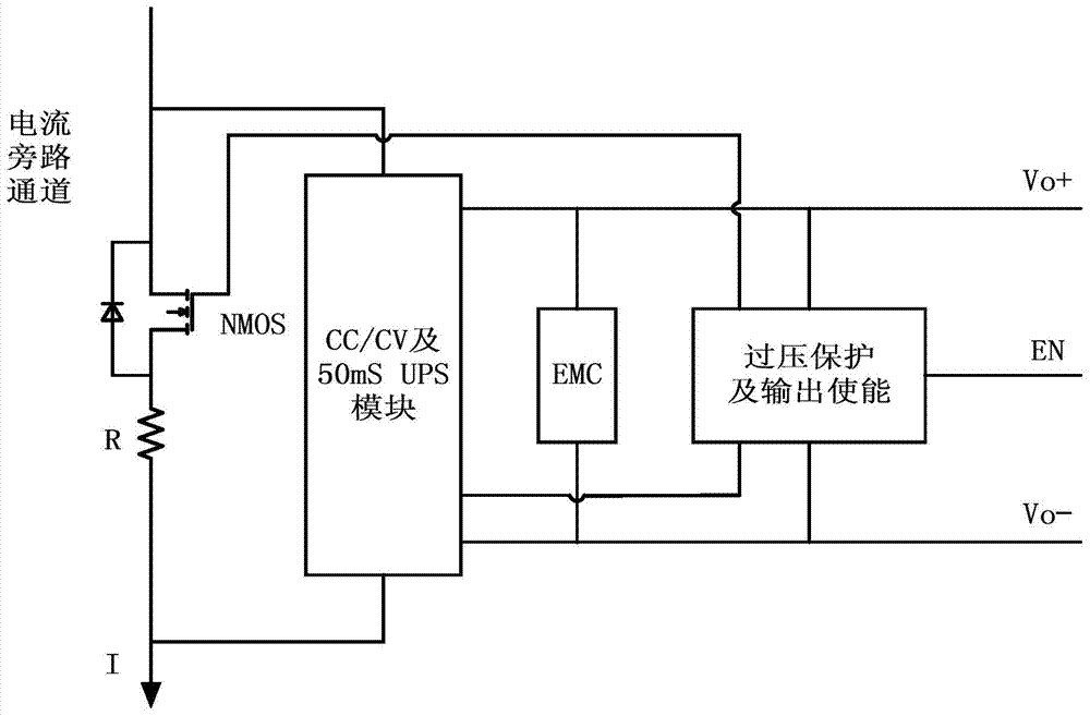 A single-wire constant current/constant voltage power conversion method