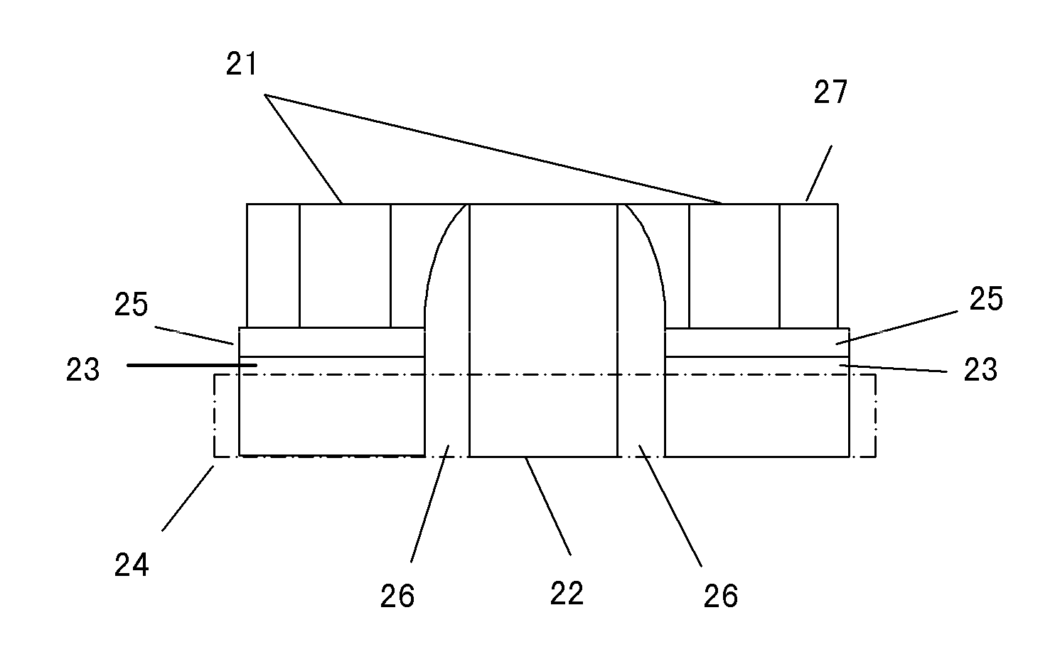 Semiconductor FET and Method for Manufacturing the Same