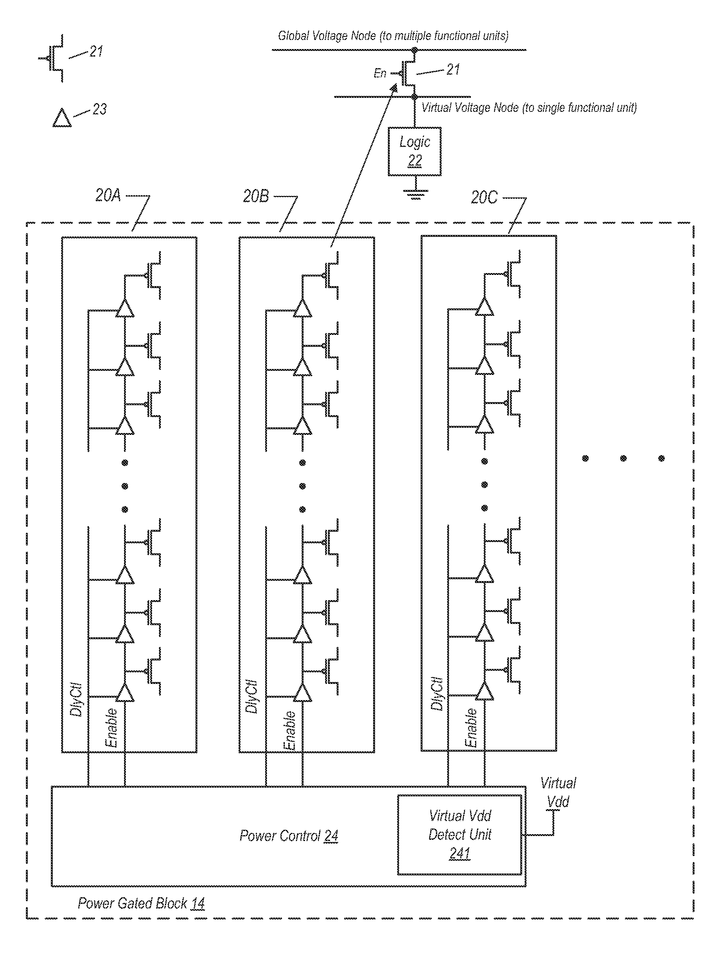 Power switch acceleration scheme for fast wakeup