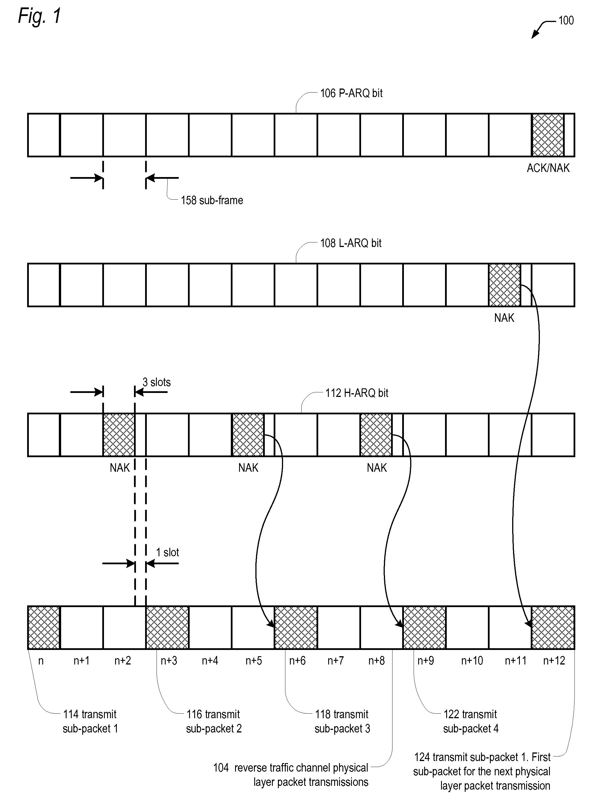 Apparatus and method for reverse link transmission in an access terminal