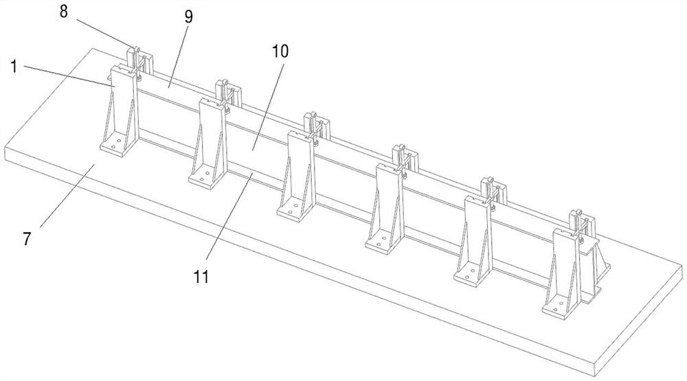 A non-standard h-shaped steel assembly positioning fixture and positioning method