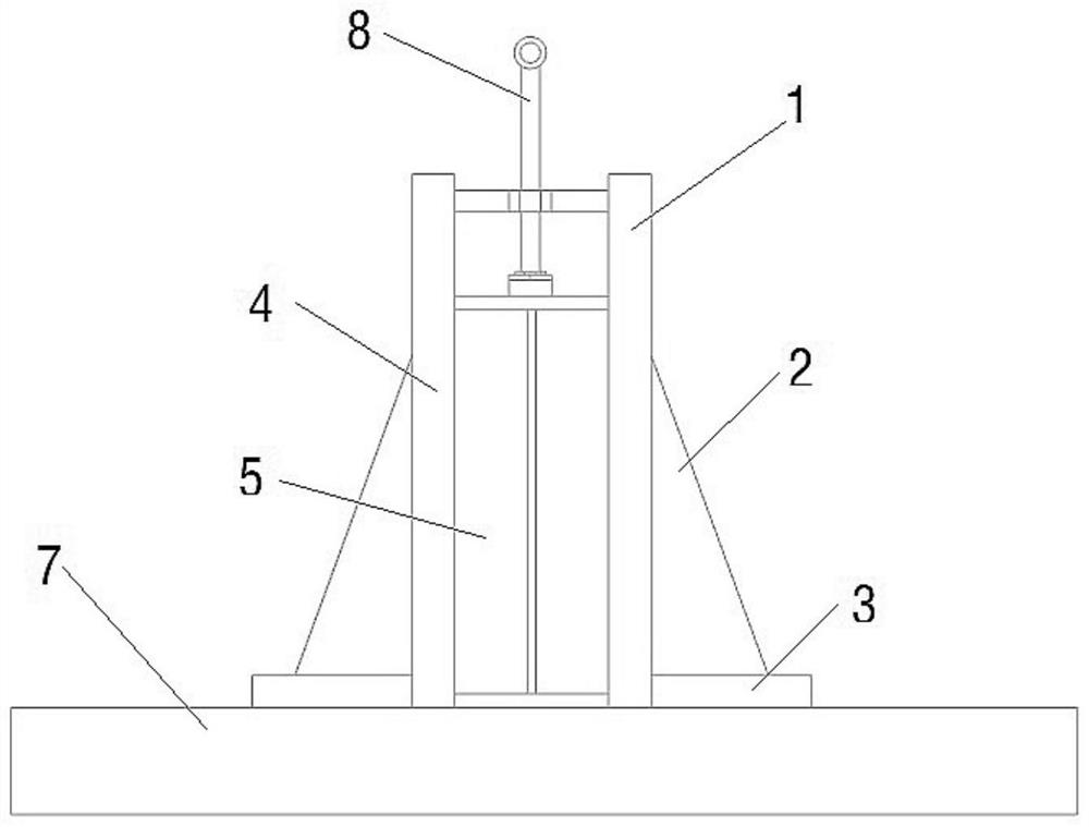 A non-standard h-shaped steel assembly positioning fixture and positioning method