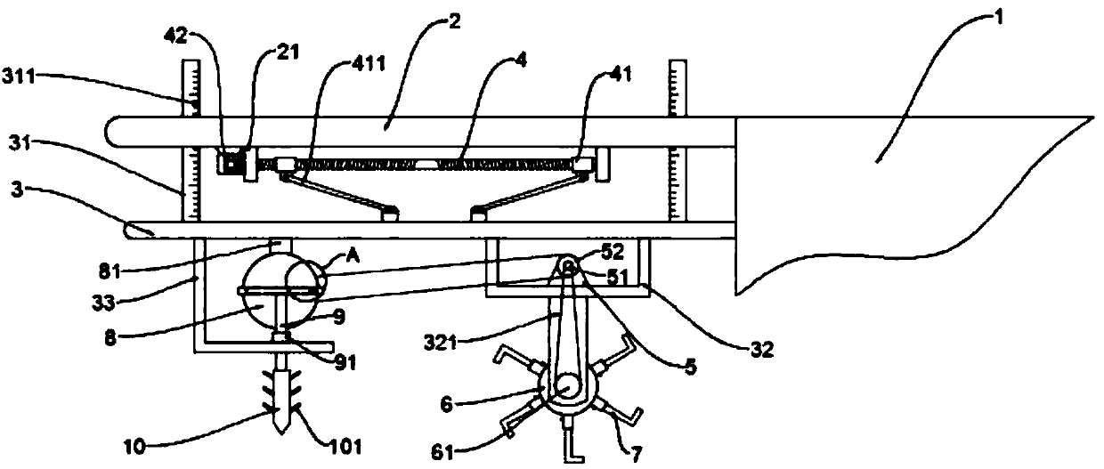 Actuating mechanism for scarifier