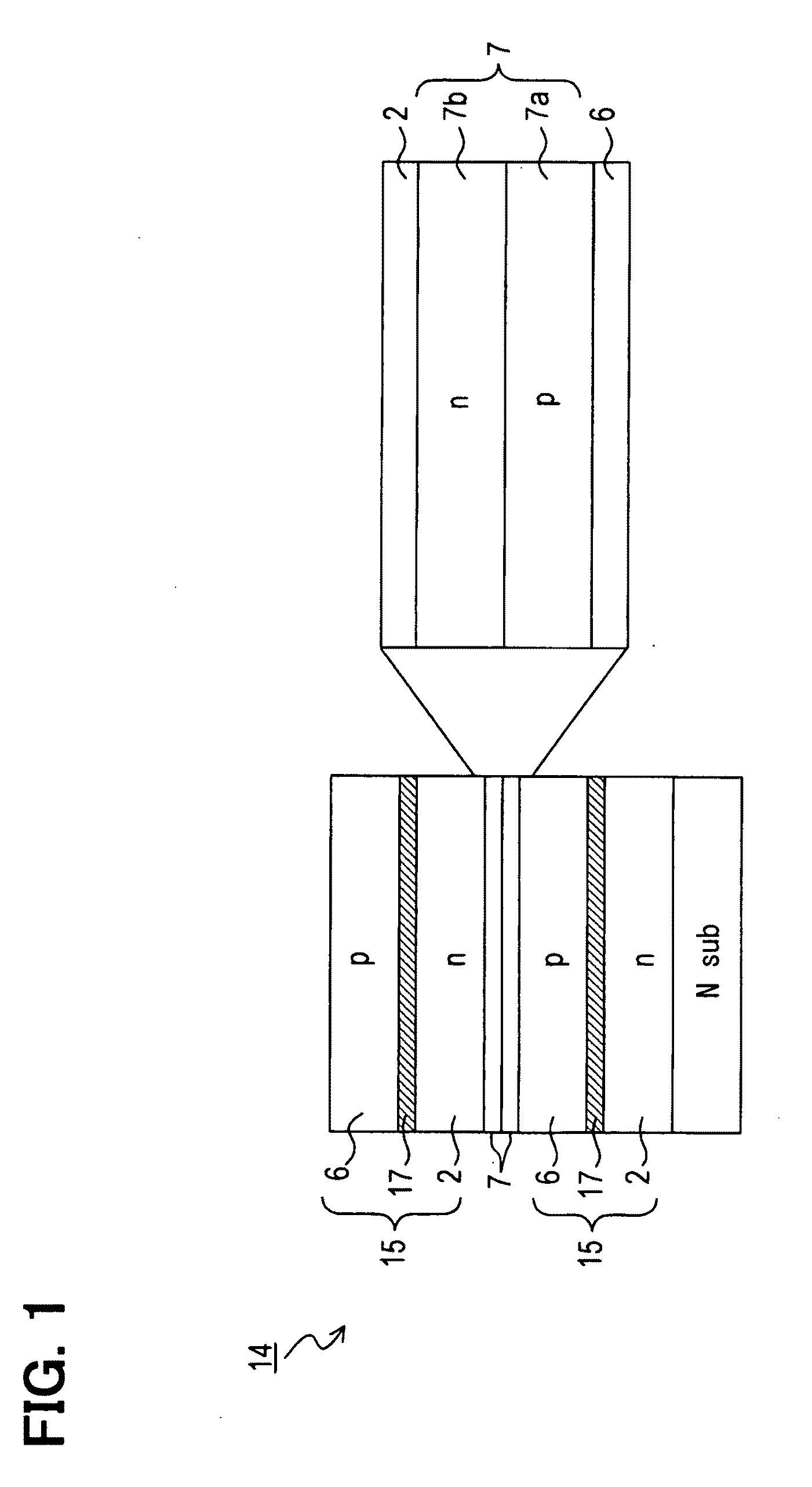 Semiconductor laser structure