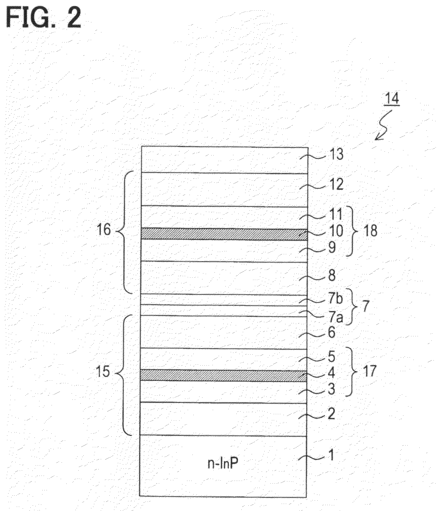 Semiconductor laser structure