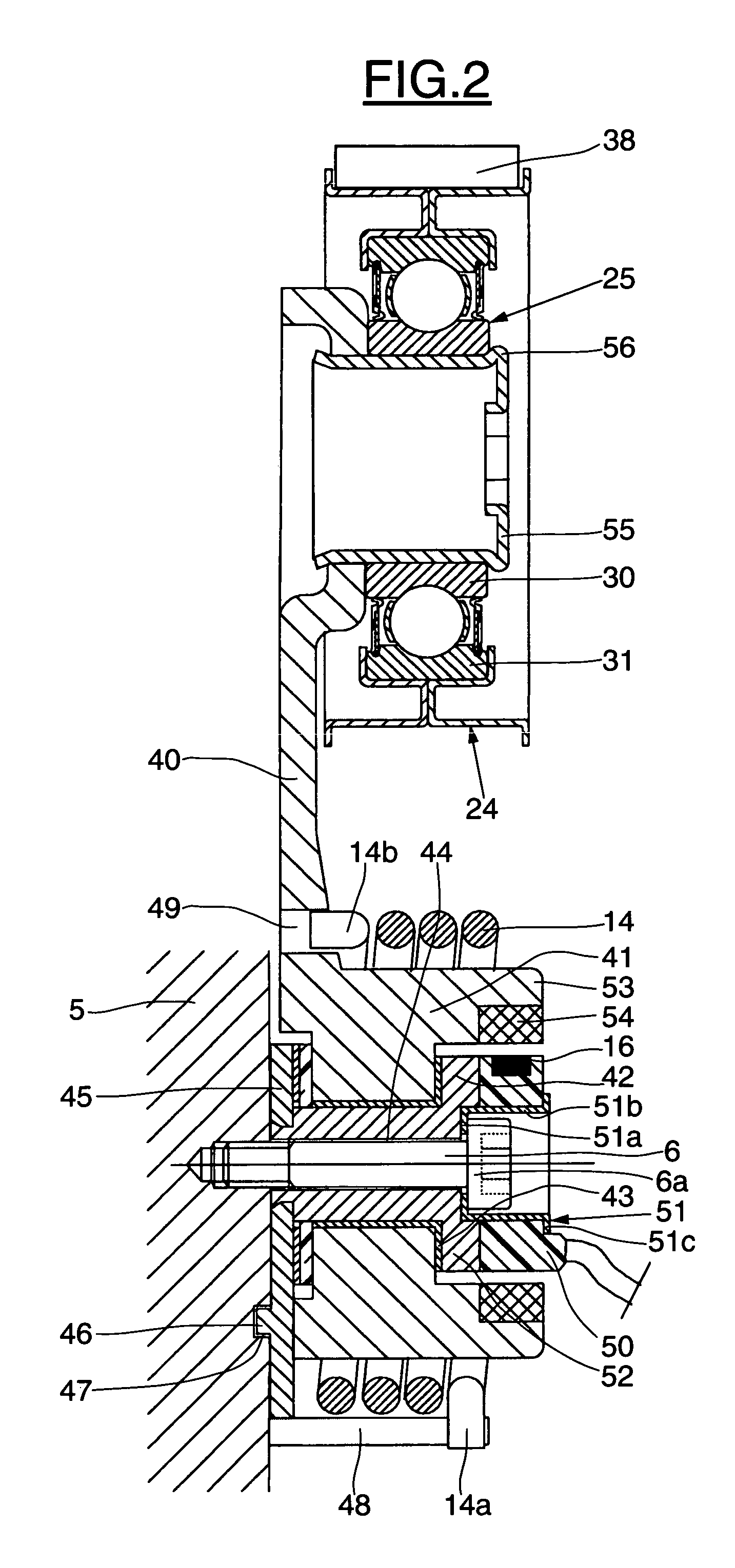 Instrumented take-up unit and related control method