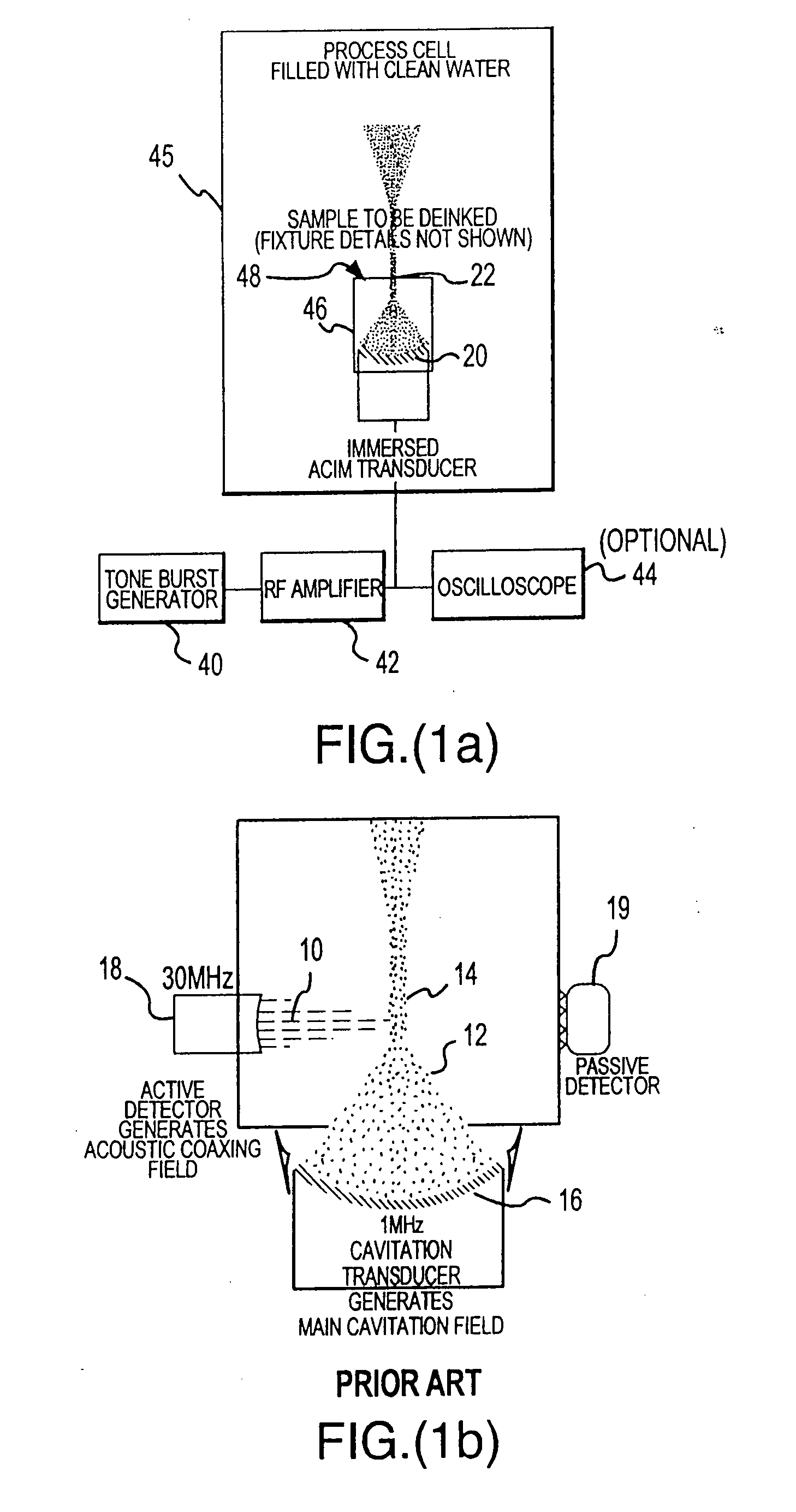 Apparatus to produce acoustic cavitation in a liquid insonification medium