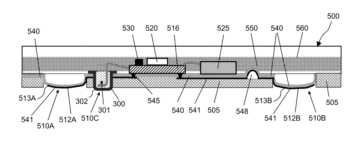 Wearable patch for measuring temperature and electrical signals